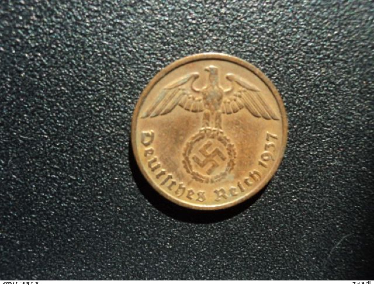 ALLEMAGNE : 2 REICHSPFENNIG   1937 D    KM 90      TTB+ - 2 Reichspfennig