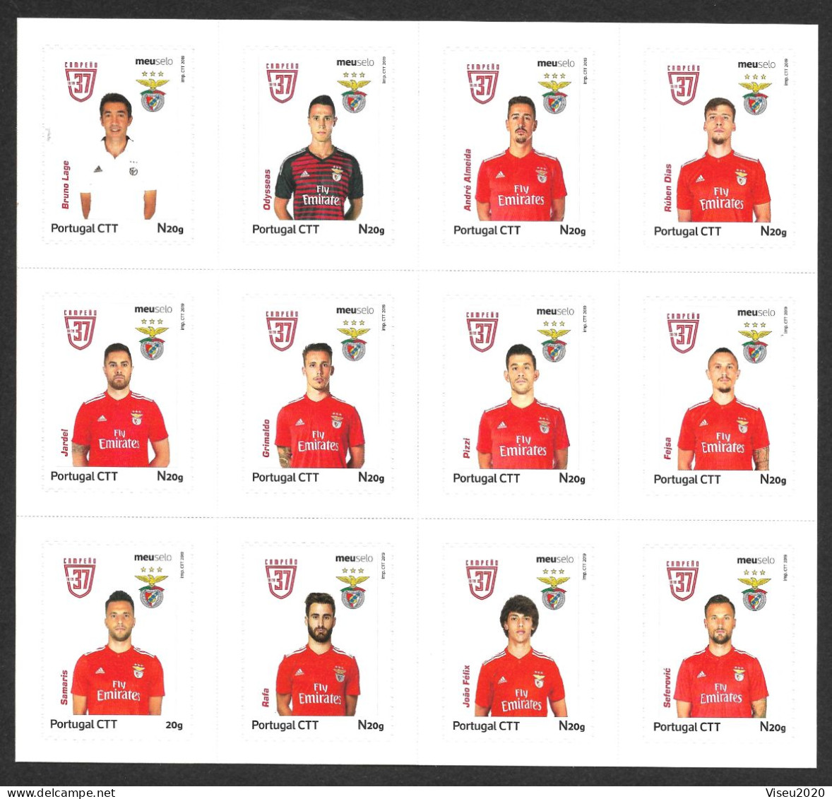 Portugal Booklet  Benfica - 37º Campeonato 2019 - Booklets