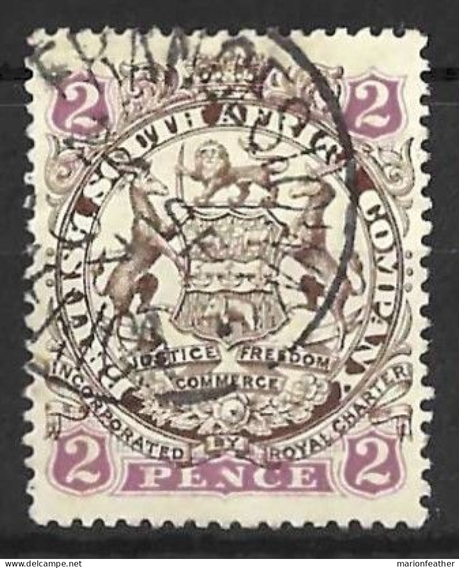 RHODESIA...QUEEN VICTORIA..(1837-01.).......2d......SG43......DIE II......CDS......VFU.. - Rodesia Del Sur (...-1964)