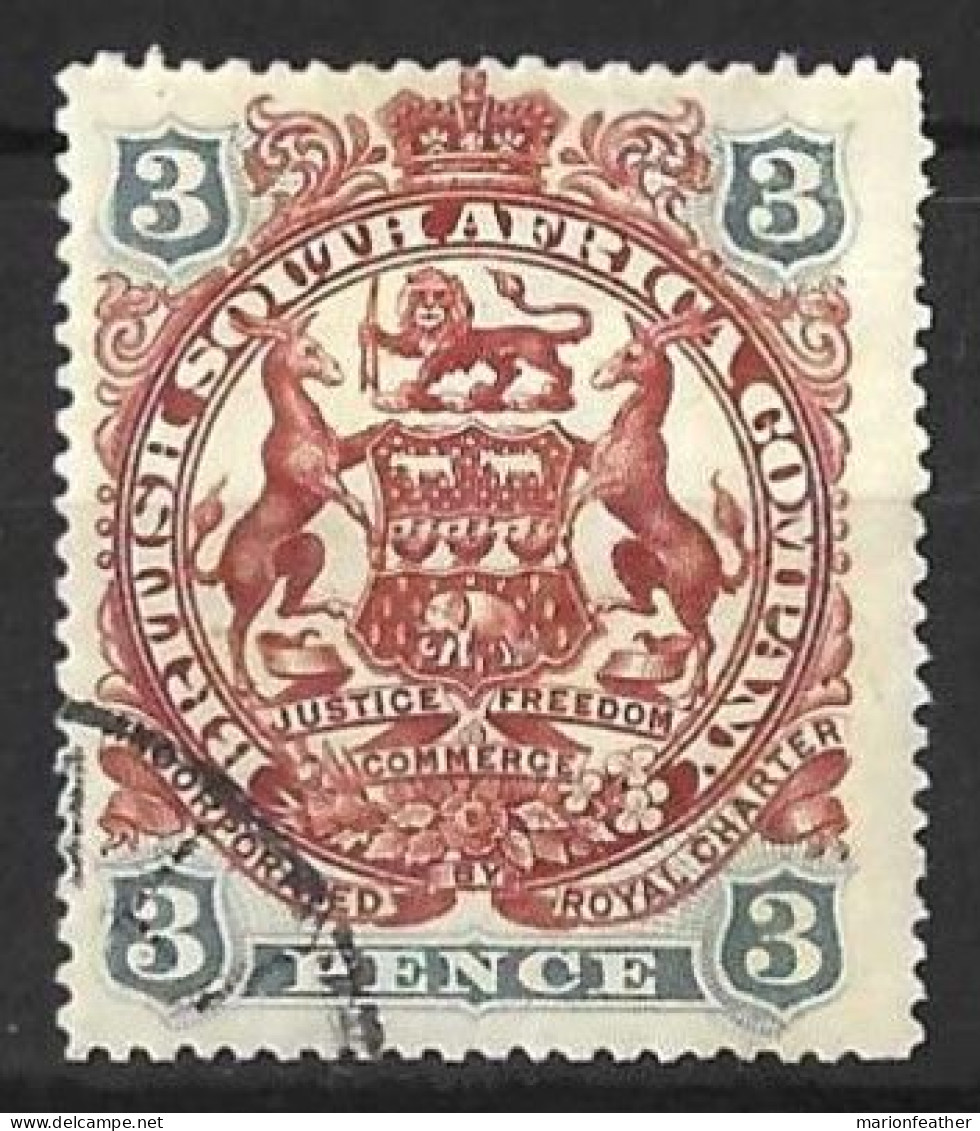 RHODESIA...QUEEN VICTORIA..(1837-01.).......3d......SG69........CTO......VFU.. - Rhodésie Du Sud (...-1964)