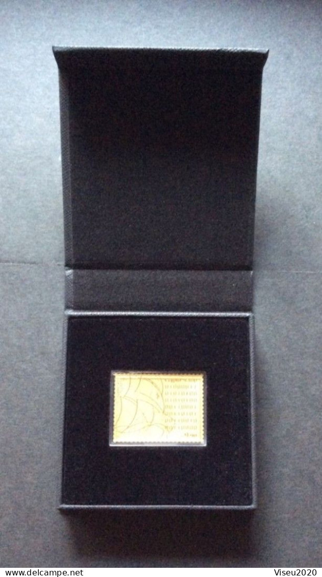 Portugal 2023 Gold Stamp Caravela MNH In The Unopened Box VERY RARE - Hojas Bloque