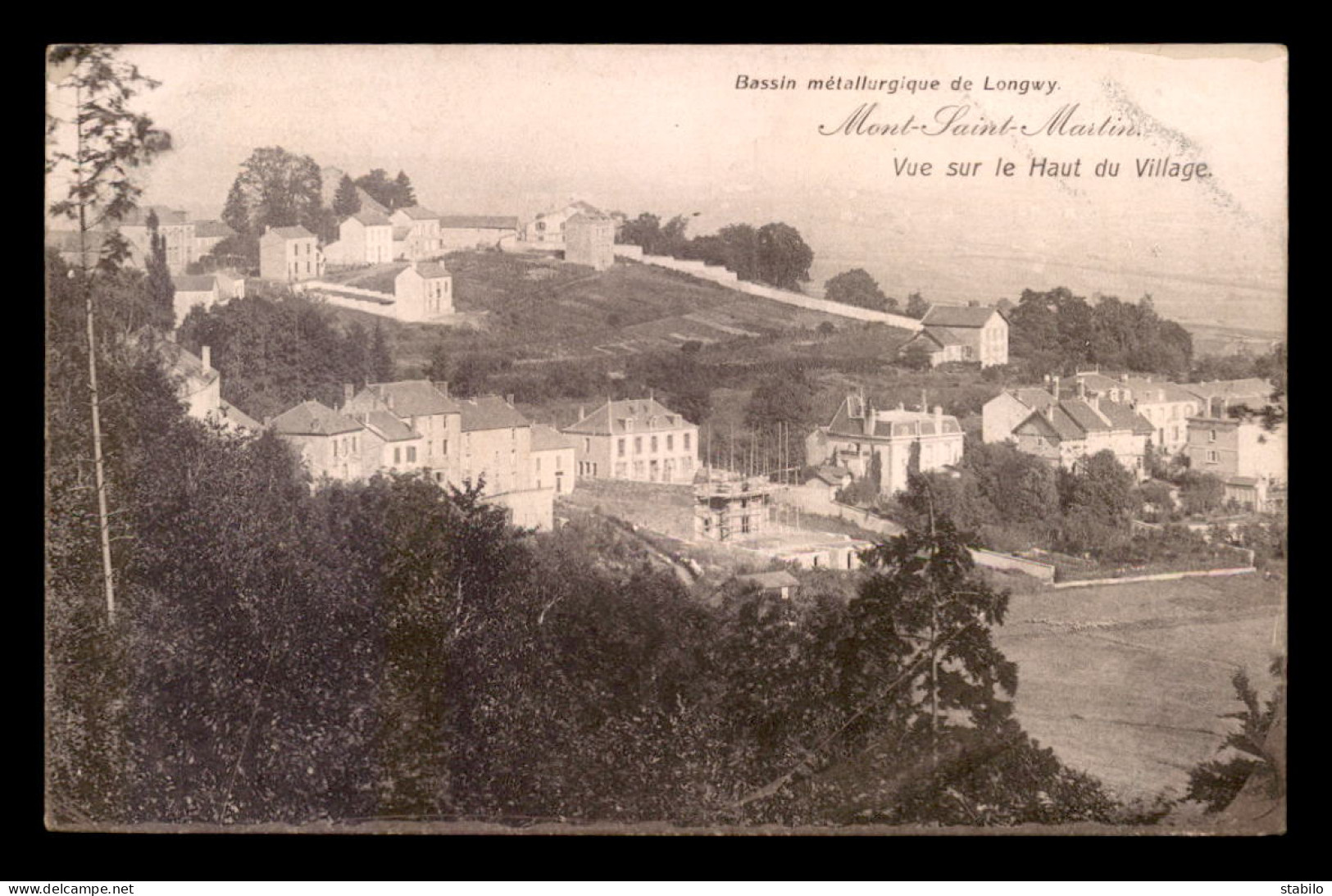 54 - MONT-SAINT-MARTIN - VUE SUR LE HAUT DU VILLAGE - EDITION V. KREMER - Mont Saint Martin