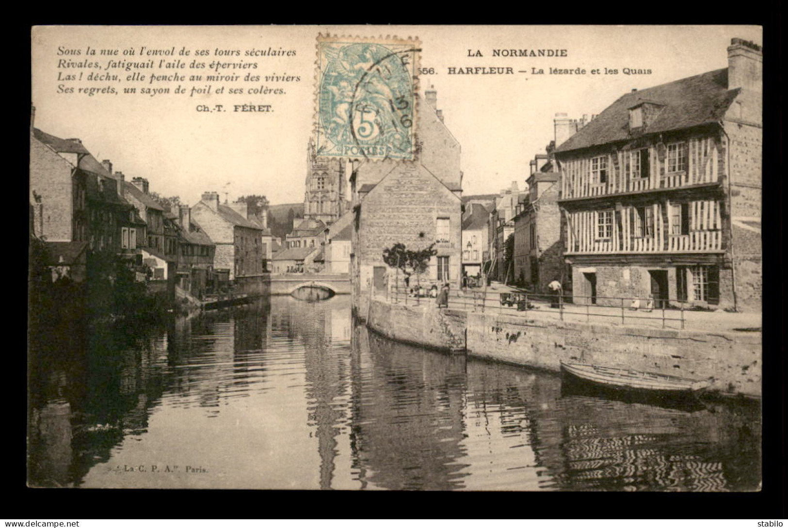 76 - HARFLEUR - LA LEZARDE ET LES QUAIS - Harfleur