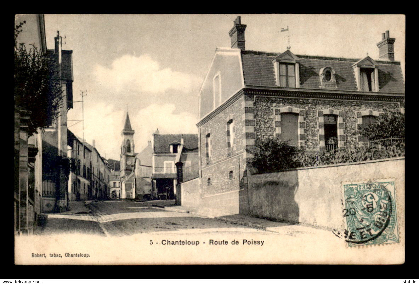 78 - CHANTELOUP - ROUTE DE POISSY - Chanteloup Les Vignes