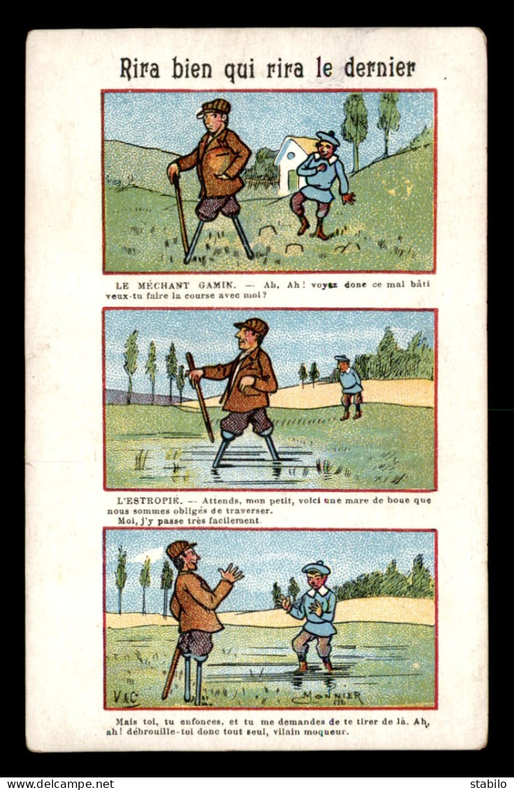 BANDE DESSINEE - RIRA BIEN QUI RIRA LE DERNIER PAR MONNIER - EDITEUR GRANDS MAGASINS SAMARITAINE - Comics