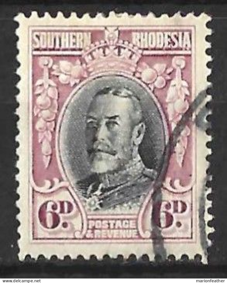 SOUTHERN RHODESIA...KING GEORGE ..V....(1910-36.)..." 1931.."........6d.......SG20b..........CDS.......VFU... - Rodesia Del Sur (...-1964)