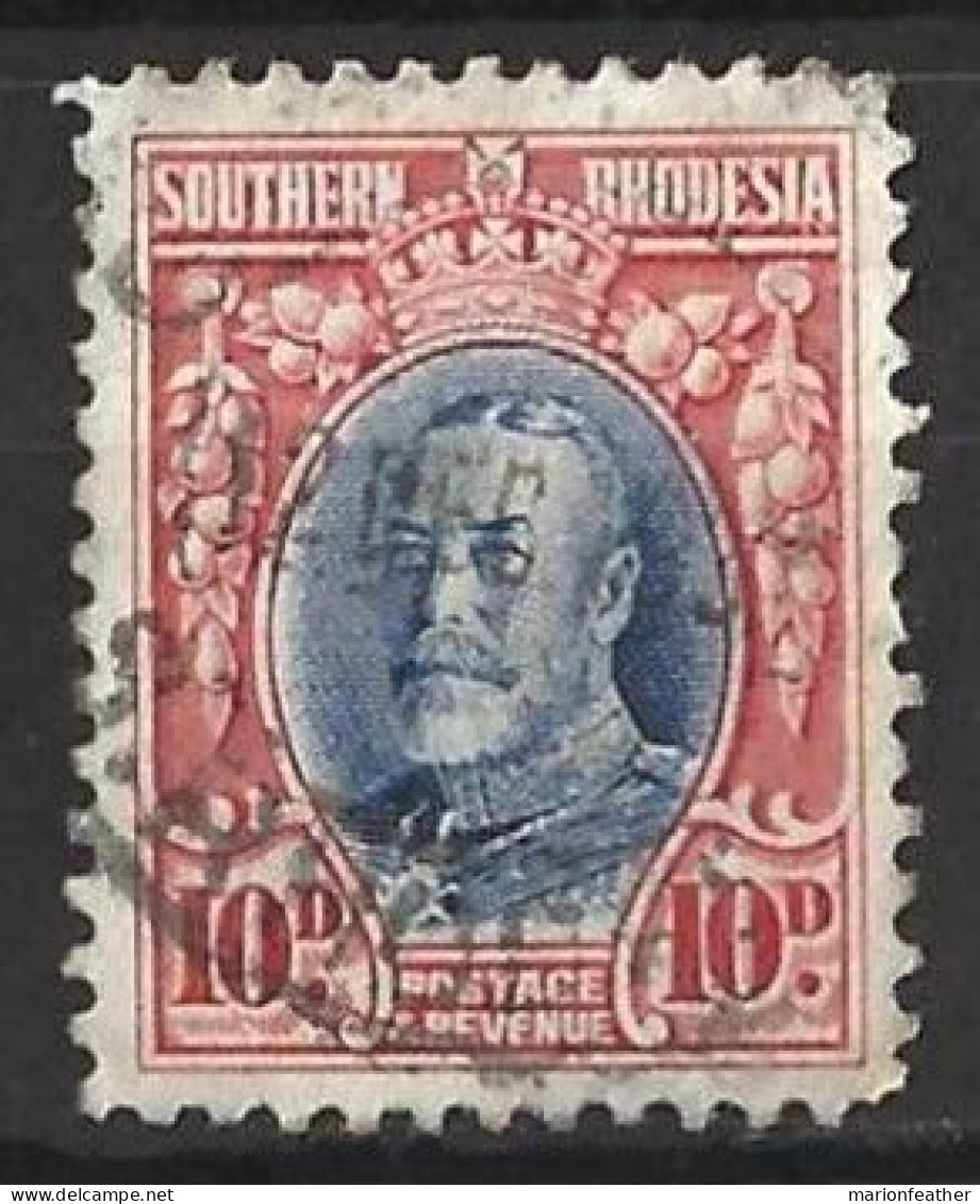 SOUTHERN  RHODESIA...KING GEORGE ..V....(1910-36.)..." 1931.."........10d.......P12...........VFU... - Rodesia Del Sur (...-1964)