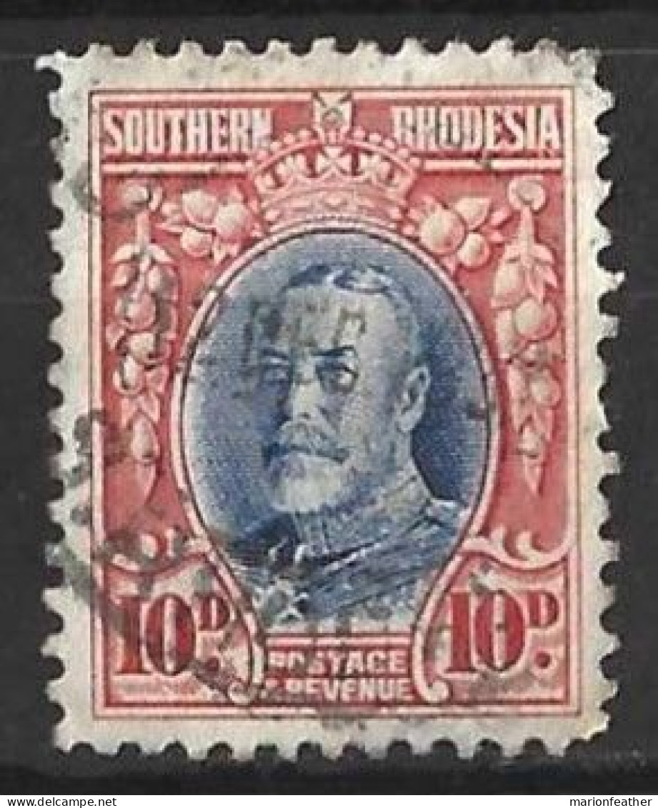 SOUTHERN  RHODESIA...KING GEORGE ..V....(1910-36.)..." 1931.."........10d.......P12...........VFU... - Zuid-Rhodesië (...-1964)
