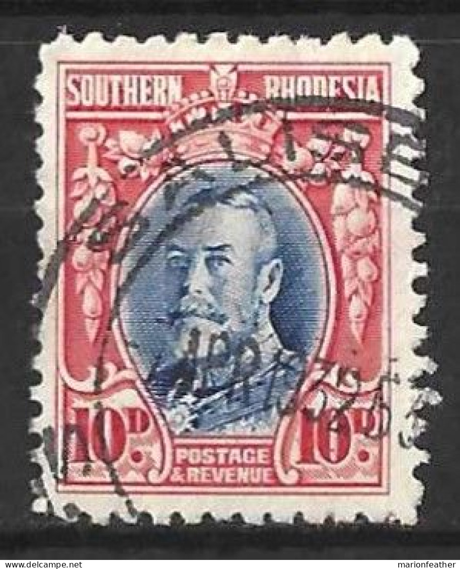 SOUTHERN  RHODESIA...KING GEORGE ..V....(1910-36.)..." 1931.."........10d.......P12......CDS.......VFU... - Zuid-Rhodesië (...-1964)