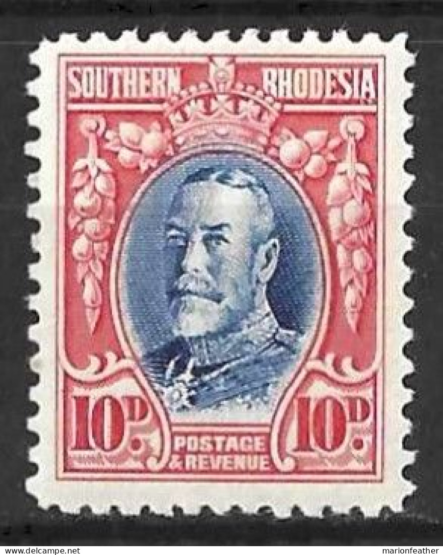 SOUTHERN  RHODESIA...KING GEORGE ..V....(1910-36.)..." 1931.."........10d....SG22.......P12......MH.... - Rodesia Del Sur (...-1964)