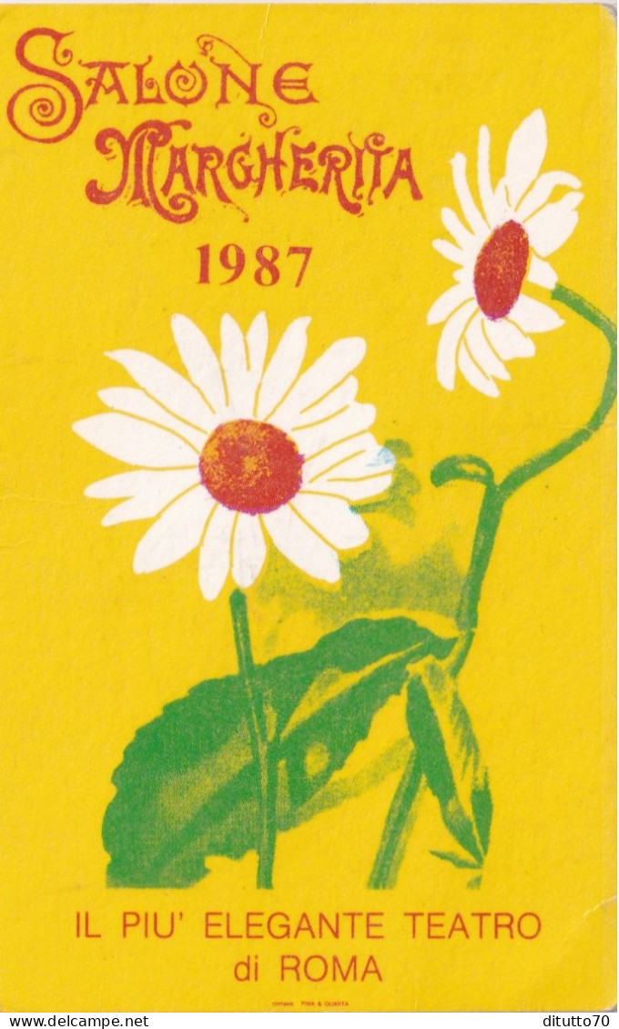 Calendarietto - Salone Margherita - Roma - Anno 1987 - Petit Format : 1981-90