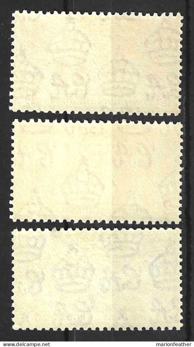 NORTHERN RHODESIA...KING GEORGE VI..(1936-52..).....OMNIBUS.....CORONATION SET OF 3..........MH... - Northern Rhodesia (...-1963)