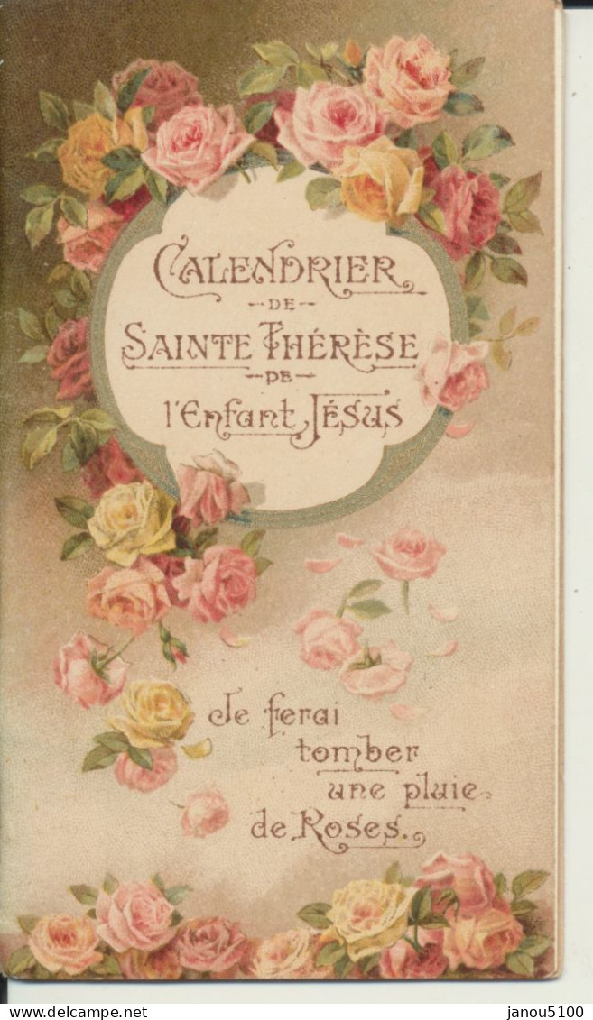 VIEUX PAPIERS  CALENDRIER DE SAINTE THERESE DE L'ENFANT JESUS 1926. - Small : 1921-40