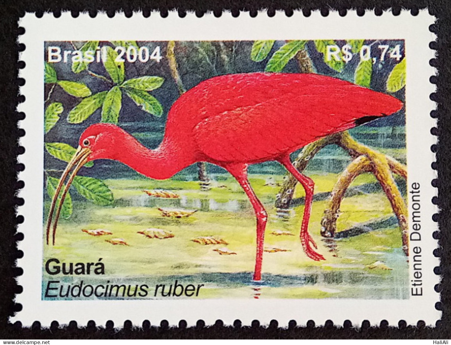 C 2564 Brazil Depersonalized Stamp Bird Guara 2004 - Personnalisés