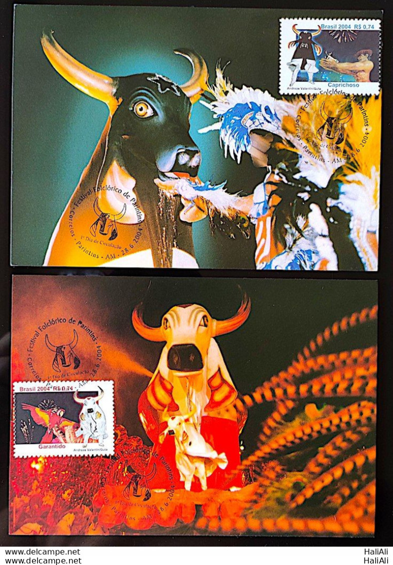 Brazil Maximum Card 2004 Parintins Folkloric Festival Guaranteed Postcard CBC AM 1 - Andere & Zonder Classificatie