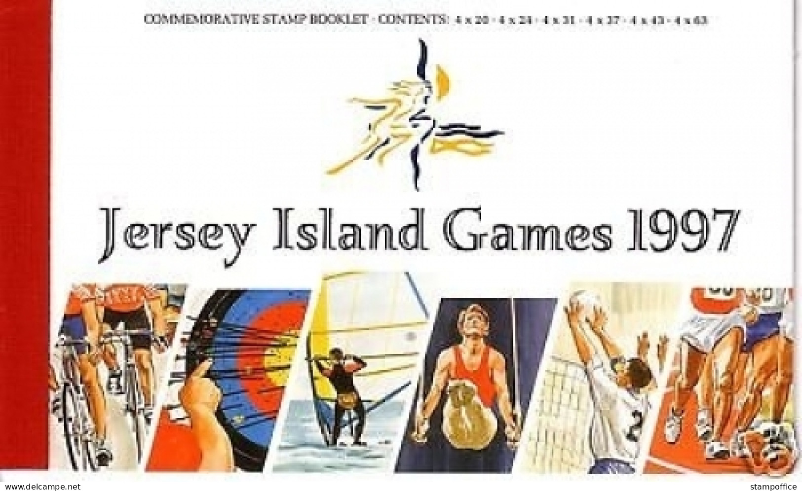 JERSEY MH 10 POSTFRISCH(MINT) ISLAND GAMES 1997 - Archery