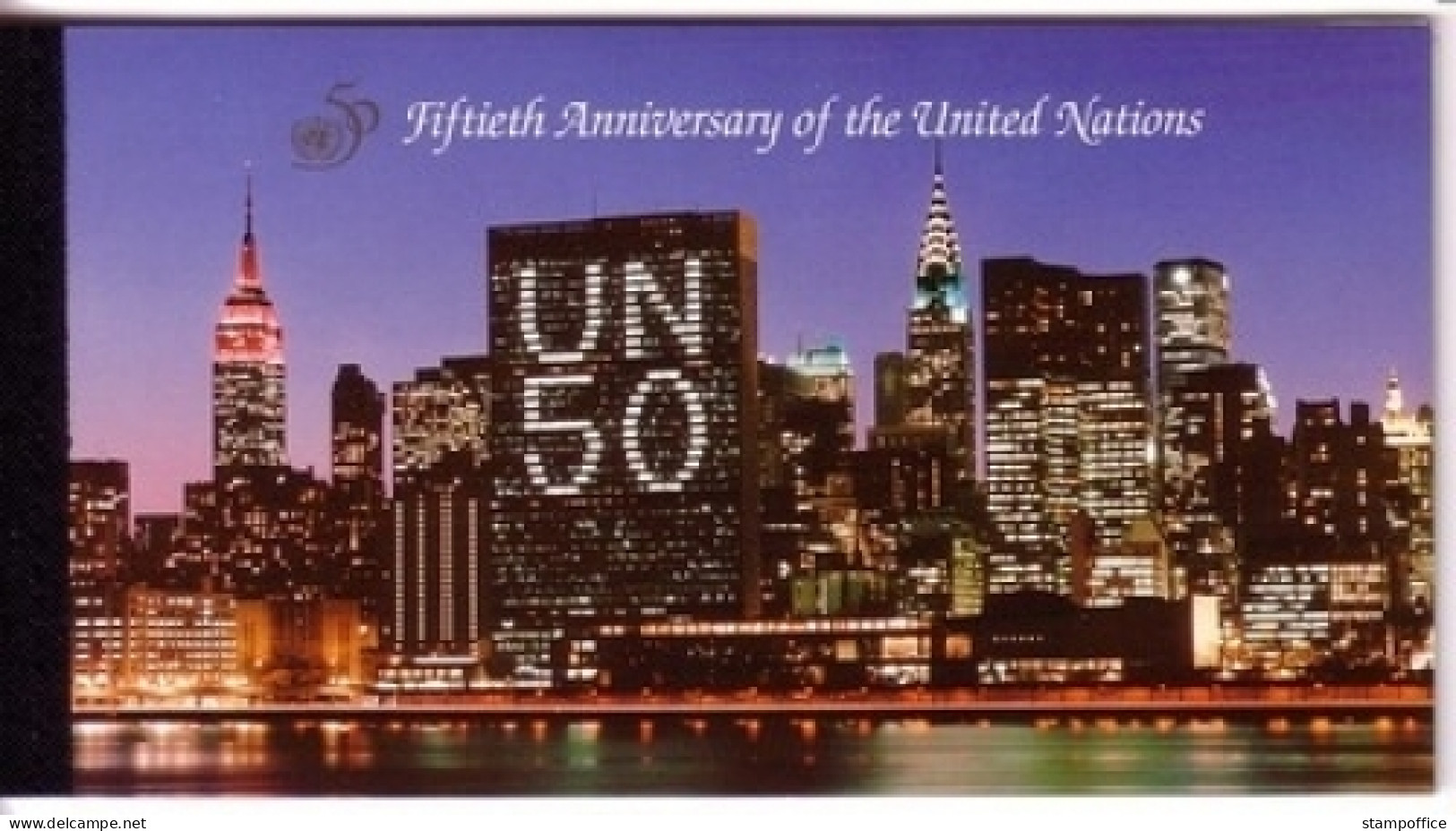 UNO NEW YORK MH 1 POSTFRISCH(MINT) 50 JAHRE UNO - Booklets