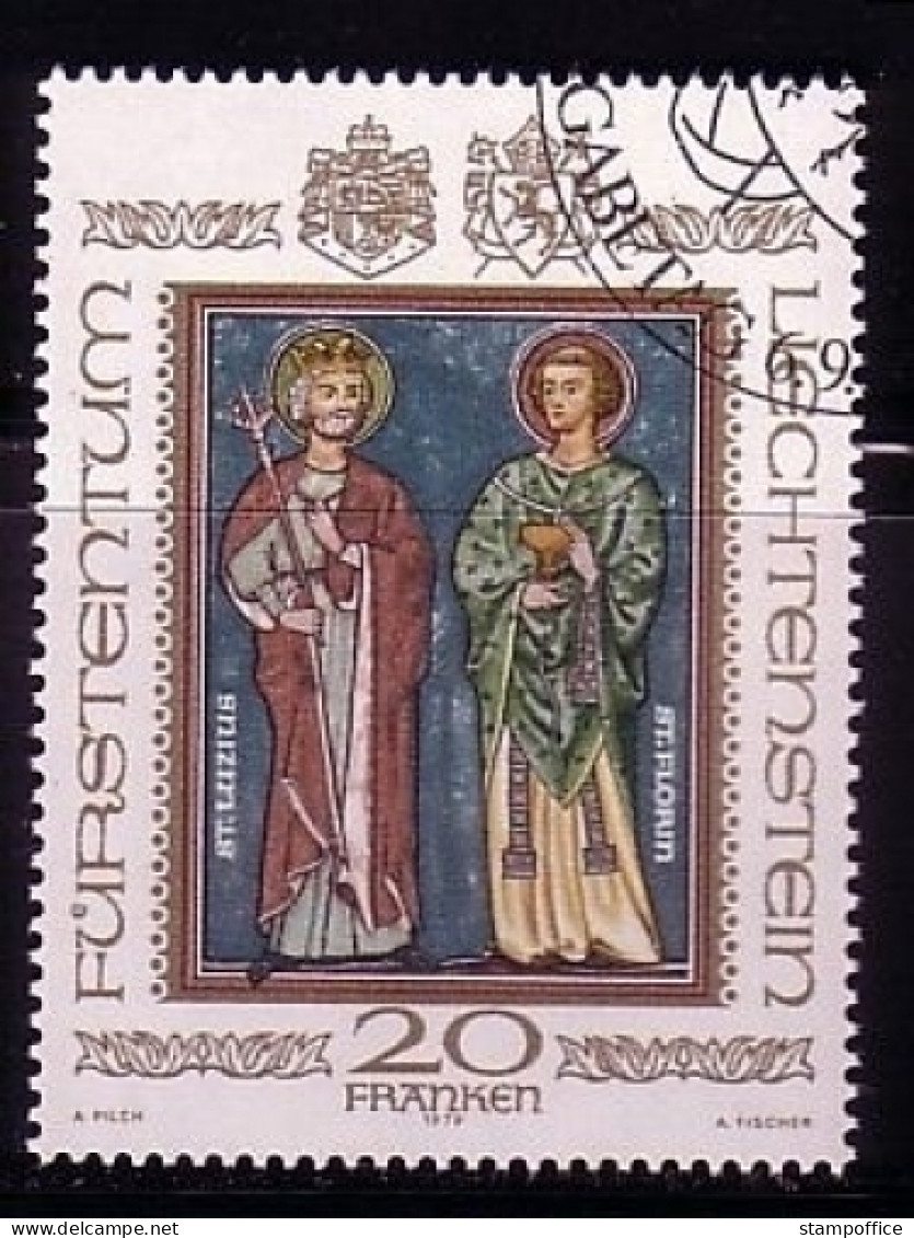 LIECHTENSTEIN MI-NR. 734 GESTEMPELT LANDESPATRONE 1979 - Gebruikt