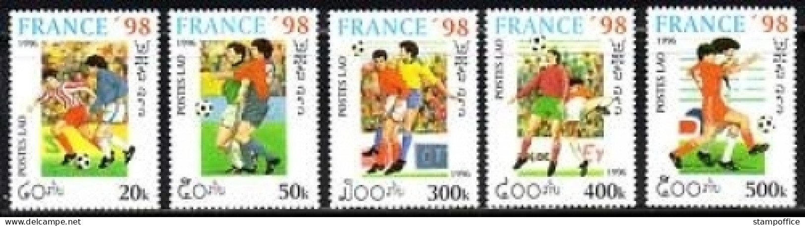 LAOS 1516-1520 POSTFRISCH(MINT) FUSSBALL WM FRANKREICH 1998 - 1998 – Frankreich