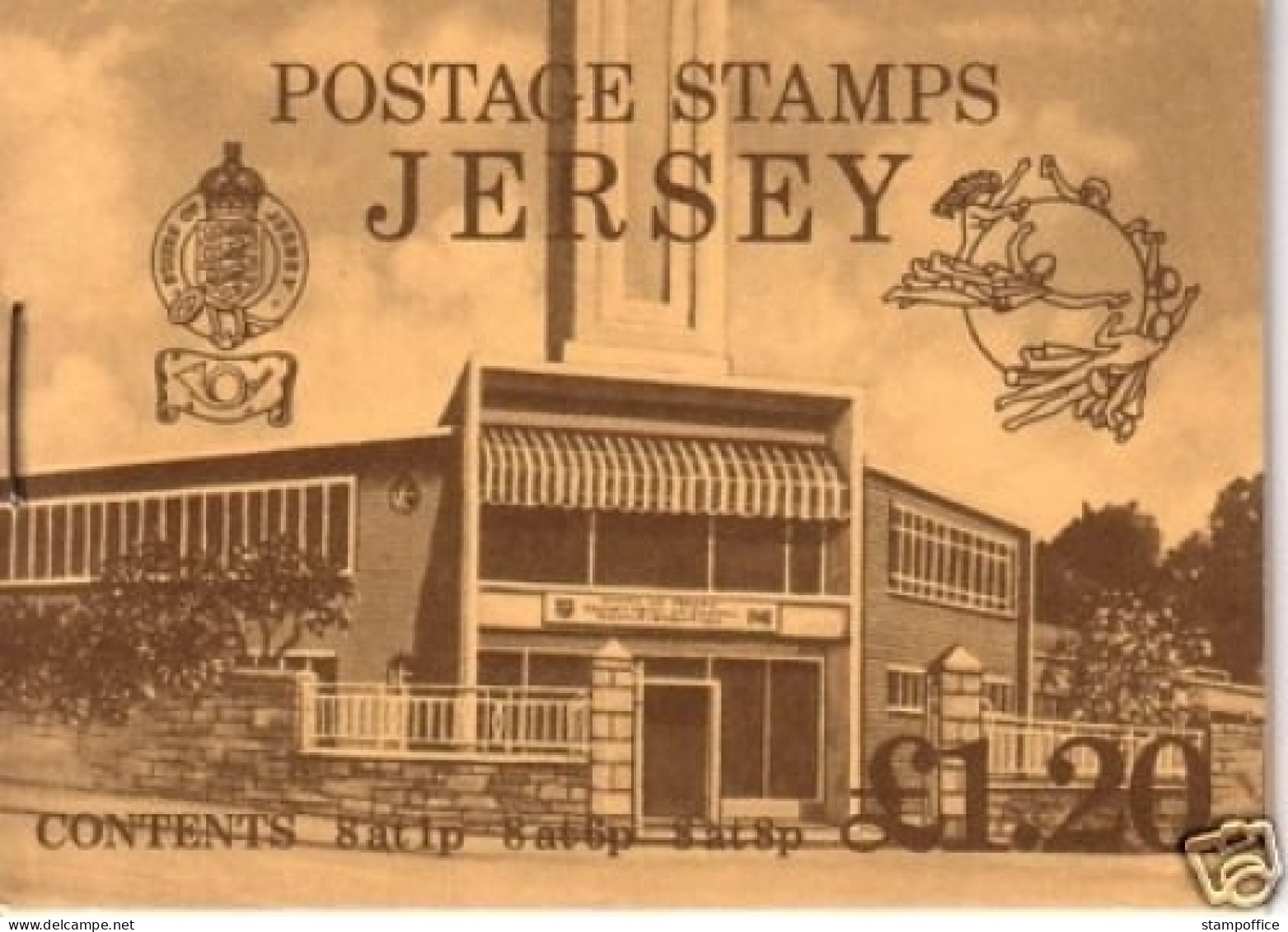 JERSEY MH 0-20 POSTFRISCH(MINT) POST OFFICE HEADQUARTER - Jersey