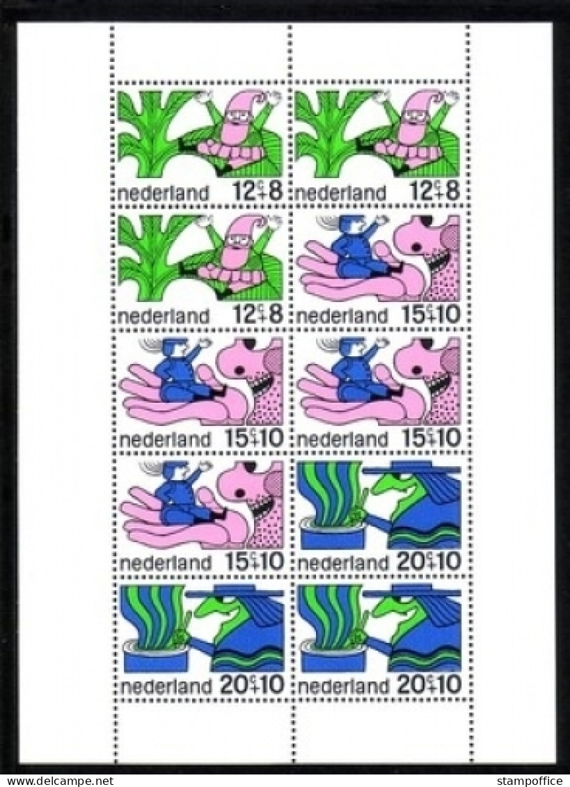 NIEDERLANDE BLOCK 7 POSTFRISCH(MINT) FÜR DAS KIND 1968 MÄRCHENGESTALTEN - Blocks & Sheetlets