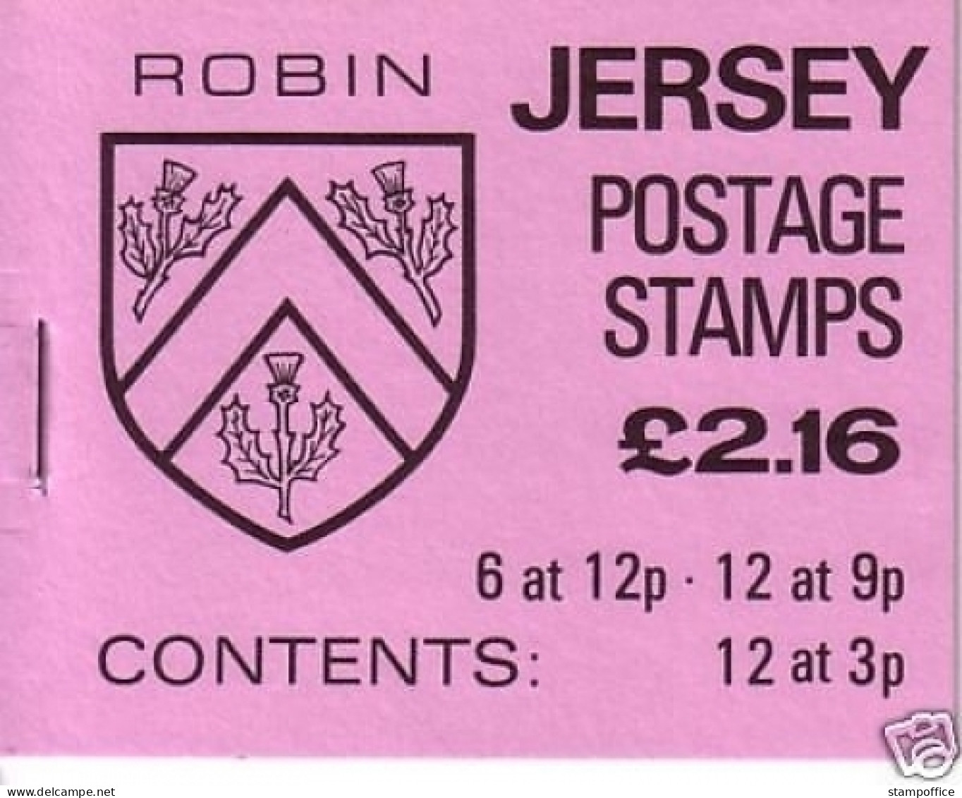 JERSEY MH 0-25 POSTFRISCH(MINT) WAPPEN - ROBIN - Jersey