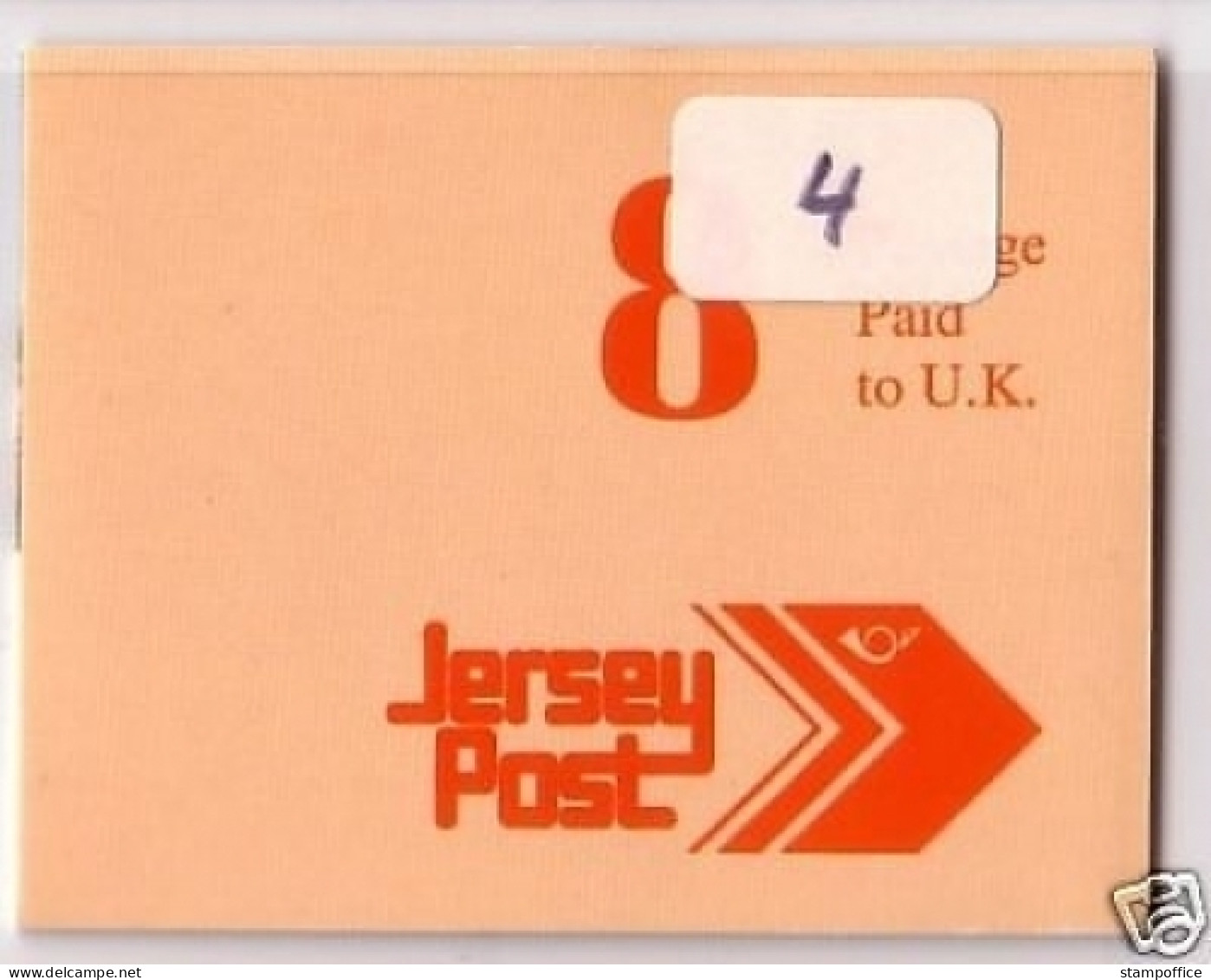 JERSEY MH 4 POSTFRISCH(MINT) FREIMARKEN Ohne Wertziffer - Jersey
