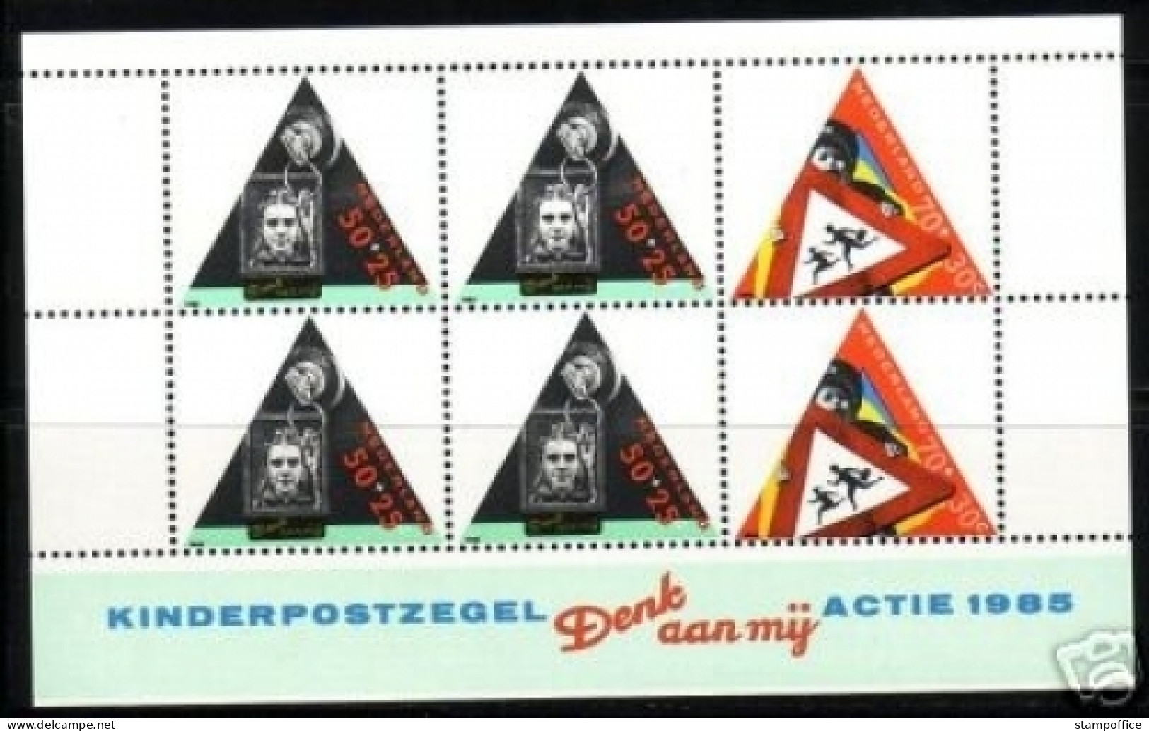 NIEDERLANDE BLOCK 28 POSTFRISCH(MINT) KIND UND STRASSENVERKEHR 1985 - Blocks & Sheetlets