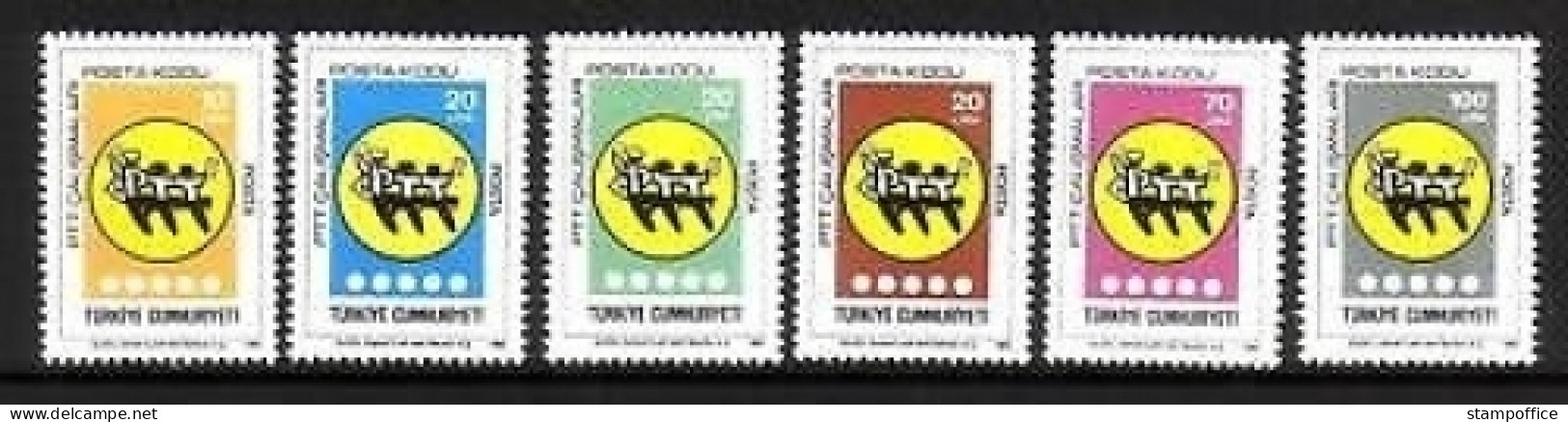 TÜRKEI MI-NR. 2720-2725 POSTFRISCH(MINT) EINFÜHRUNG DER POSTLEITZAHLEN - Neufs