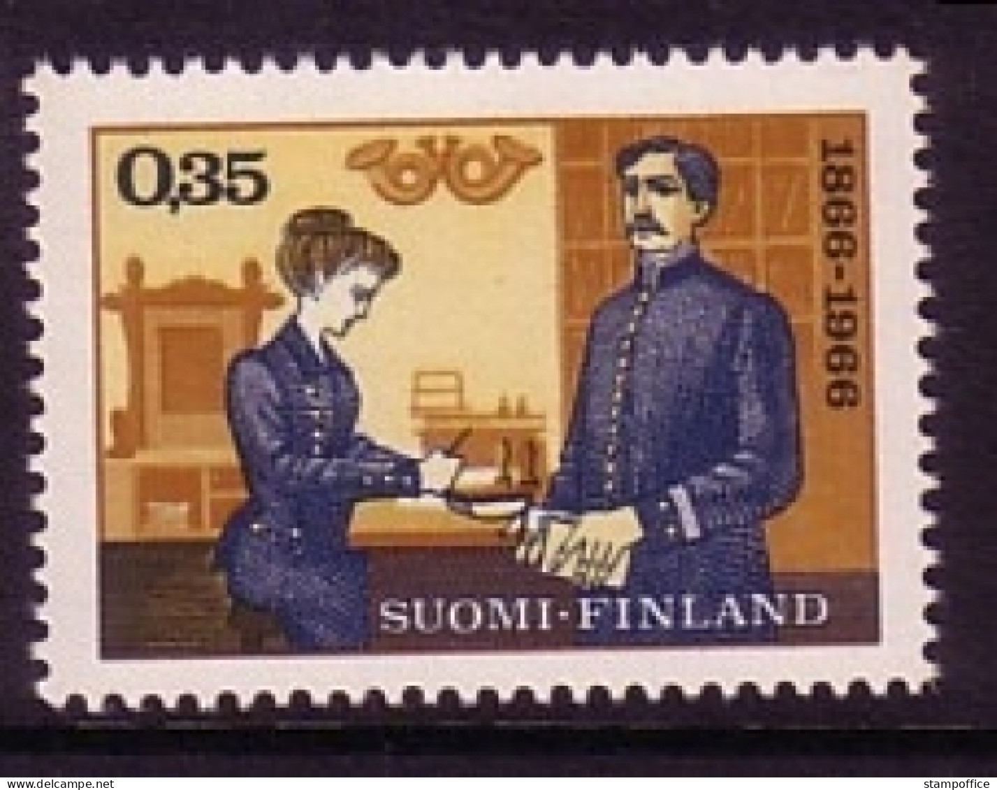 FINNLAND MI-NR. 613 POSTFRISCH(MINT) NORDIA '66 ALTE POSTSTELLE - Ungebraucht