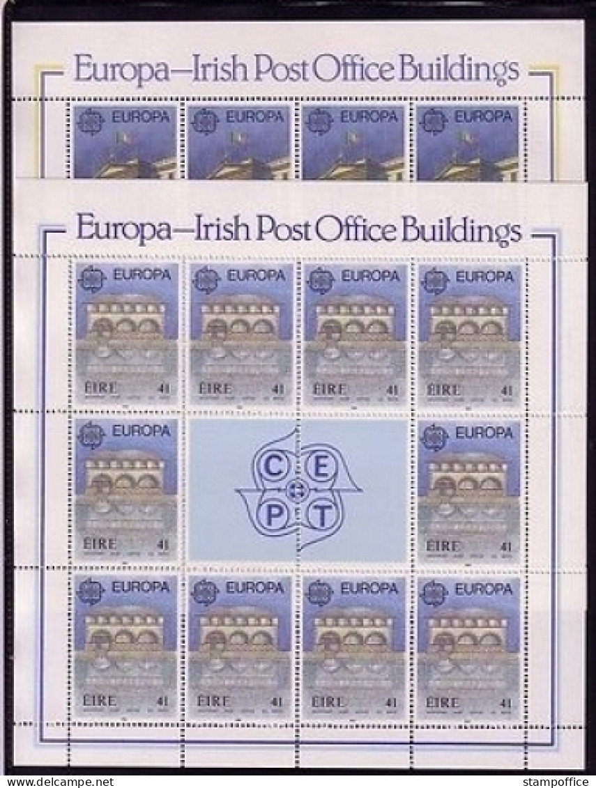 IRLAND MI-NR. 716-717 POSTFRISCH(MINT) KLEINBOGENSATZ EUROPA 1990 POSTGEBÄUDE - Unused Stamps