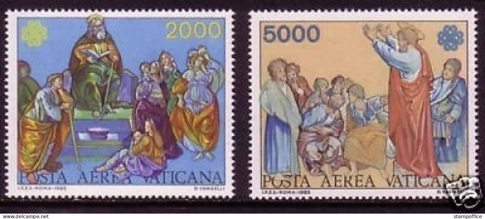 VATIKAN MI-NR. 842-843 POSTFRISCH(MINT) WELTKOMMUNIKATIONSJAHR 1983 - MOSES - Ongebruikt