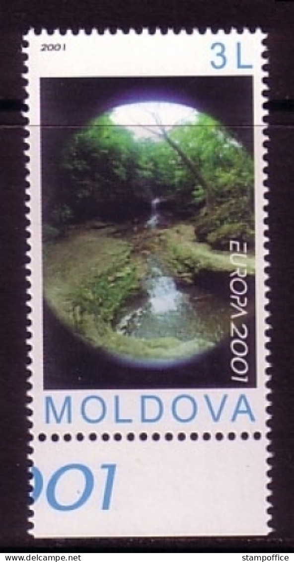 MOLDAWIEN MI-NR. 388 POSTFRISCH(MINT) EUROPA 2001 WASSERFALL - 2001