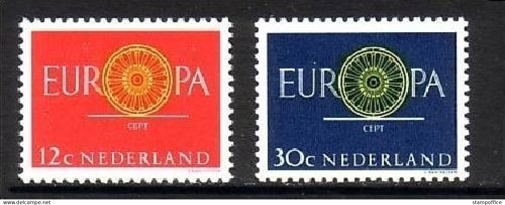 NIEDERLANDE MI-NR. 753-754 POSTFRISCH(MINT) EUROPA 1960 - WAGENRAD - 1960