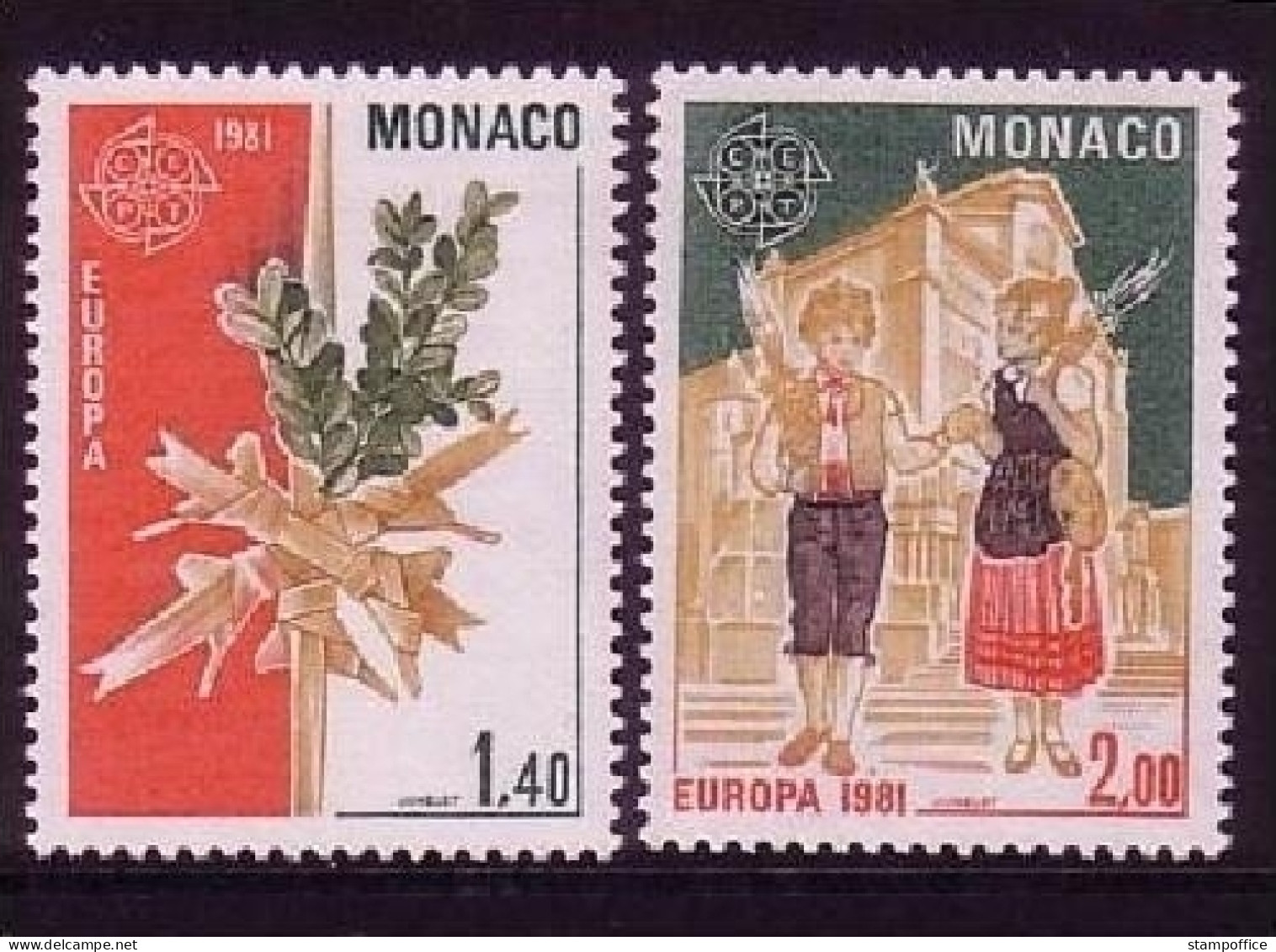 MONACO MI-NR. 1473-1474 POSTFRISCH(MINT) EUROPA 1981 FOLKLORE - 1981