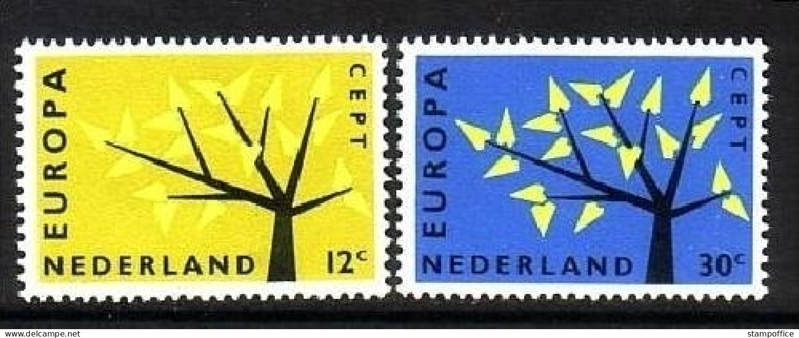 NIEDERLANDE MI-NR. 782-783 POSTFRISCH(MINT) EUROPA 1962 BAUM - 1962