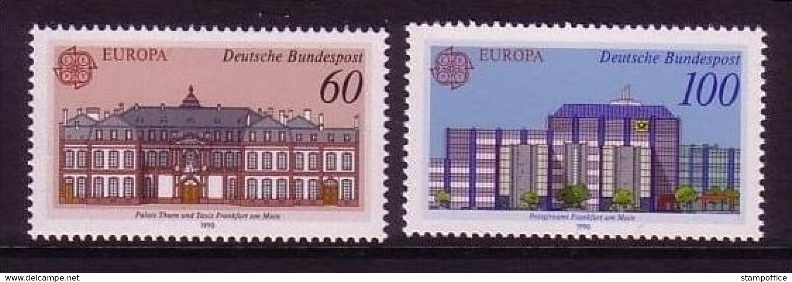 DEUTSCHLAND MI-NR. 1461-1462 POSTFRISCH(MINT) EUROPA 1990 POSTALISCHE EINRICHTUNGEN - 1990