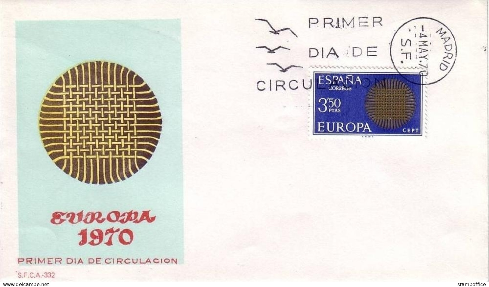 SPANIEN MI-NR. 1860 FDC CEPT 1970 - 1970