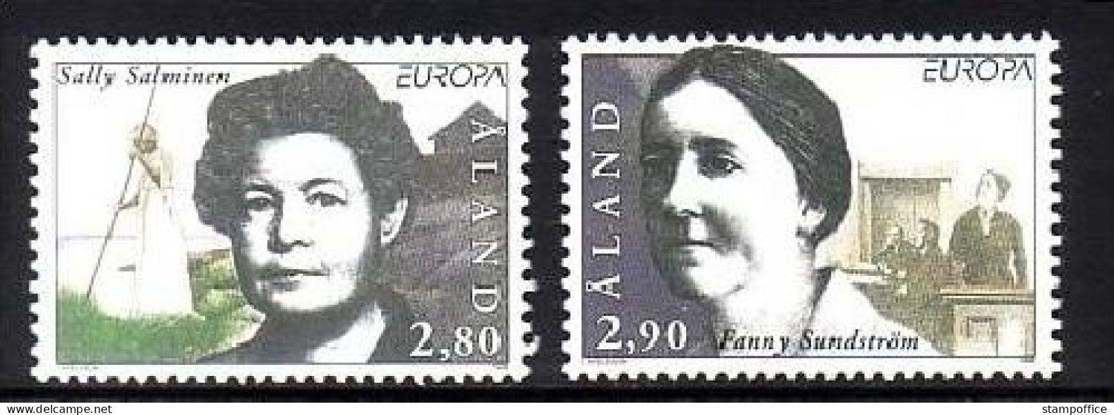 ALAND MI-NR. 113-114 POSTFRISCH(MINT) EUROPA 1996 BERÜHMTE FRAUEN - 1996