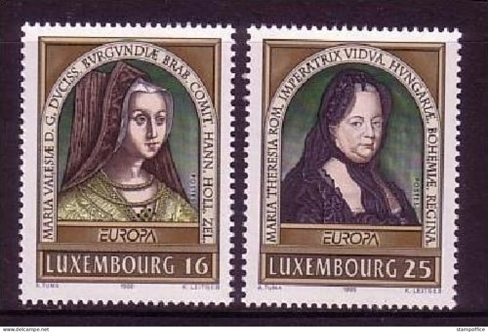 LUXEMBOURG MI-NR. 1390-1391 POSTFRISCH(MINT) EUROPA 1996 BERÜHMTE FRAUEN - Ungebraucht