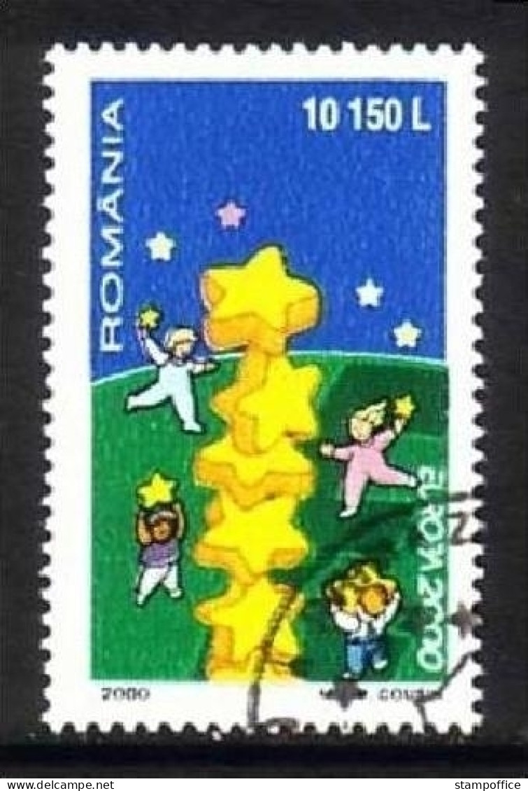 RUMÄNIEN MI-NR. 5487 O EUROPA 2000 - STERNE - 2000