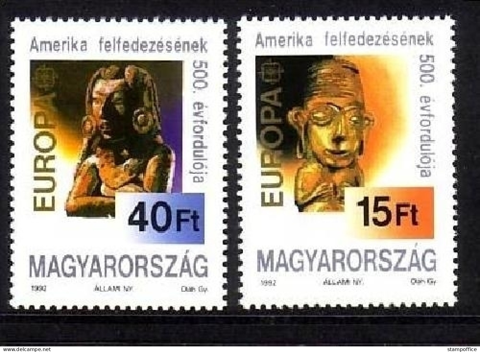 UNGARN MI-NR. 4195-4196 POSTFRISCH(MINT) EUROPA 1992 ENTDECKUNG AMERIKAS COLUMBUS - 1992