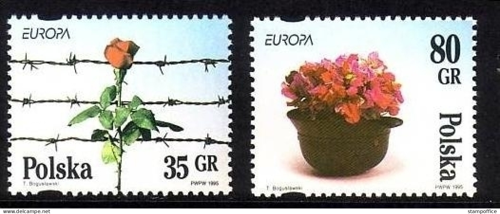 POLEN MI-NR. 3533-3534 POSTFRISCH(MINT) EUROPA 1995 FRIEDEN Und FREIHEIT ROSE - 1995
