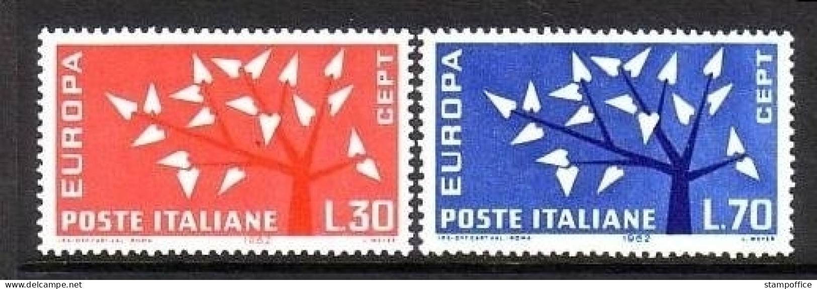 ITALIEN MI-NR. 1129-1130 POSTFRISCH(MINT) EUROPA 1962 BAUM - 1962