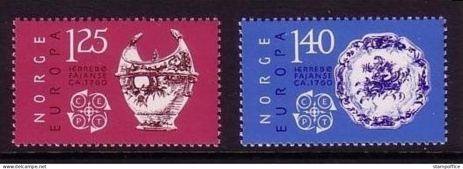 NORWEGEN MI-NR. 724-725 POSTFRISCH(MINT) EUROPA 1976 KUNSTHANDWERK - 1976