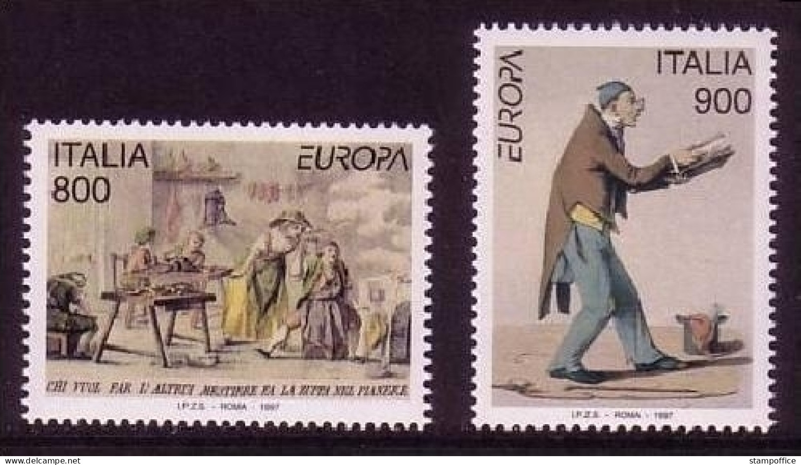 ITALIEN MI-NR. 2496-2497 POSTFRISCH EUROPA 1997 SAGEN Und LEGENDEN - 1997