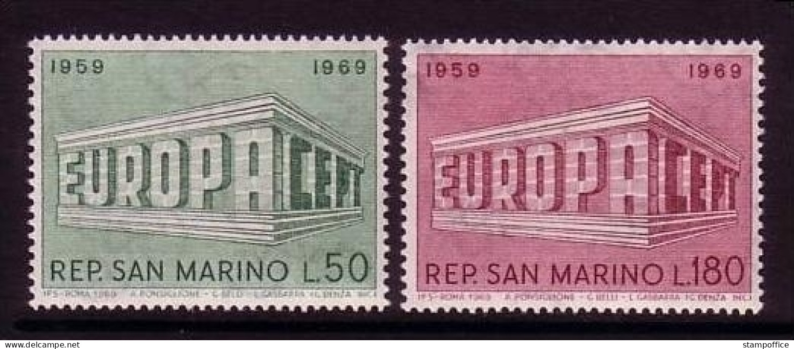 SAN MARINO MI-NR. 925-926 POSTFRISCH(MINT) EUROPA 1969 EUROPA CEPT - Nuevos