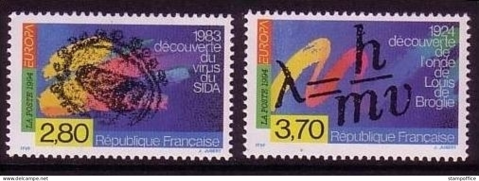 FRANKREICH MI-NR. 3021-3022 POSTFRISCH(MINT) EUROPA 1994 ENTDECKUNGEN Und ERFINDUNGEN - 1994