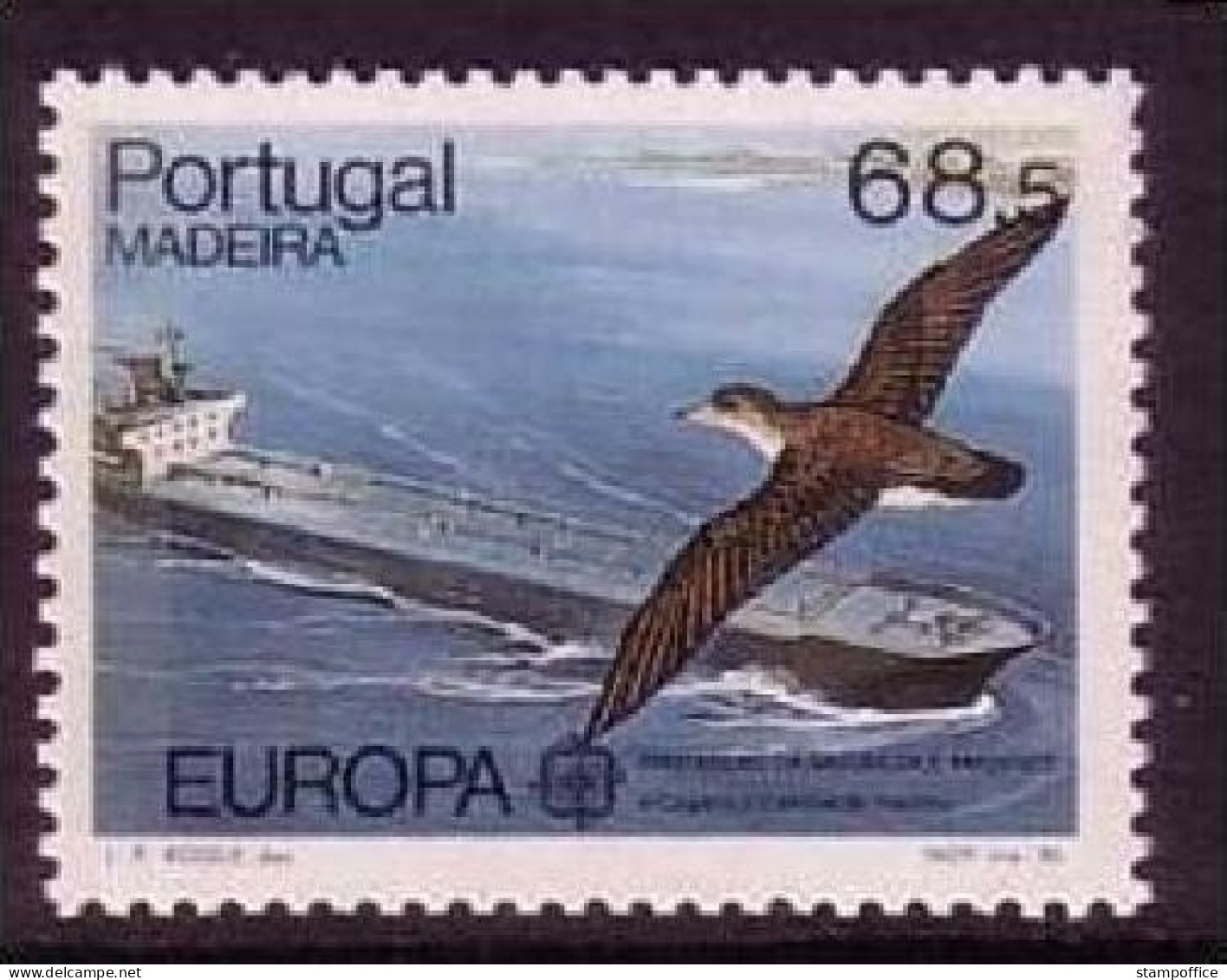 MADEIRA MI-NR. 106 POSTFRISCH(MINT) EUROPA 1986 NATUR- Und UMWELTSCHUTZ SCHIFF VOGEL - 1986