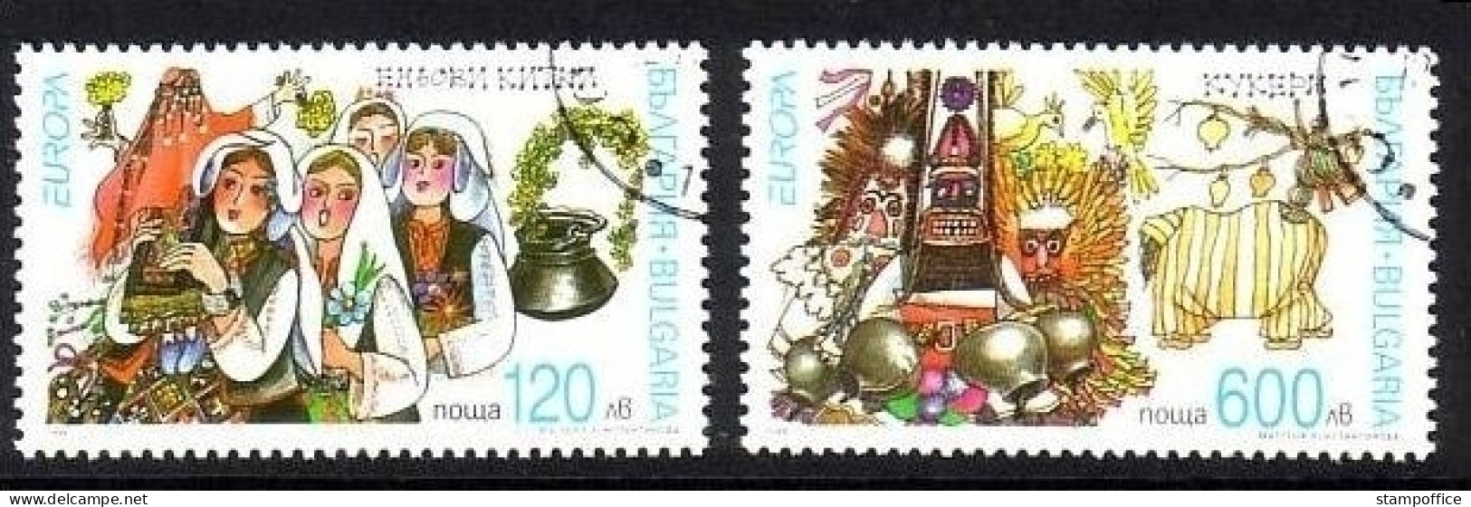 BULGARIEN MI-NR. 4332-4333 O EUROPA 1998 - FESTE Und FEIERTAGE - 1998